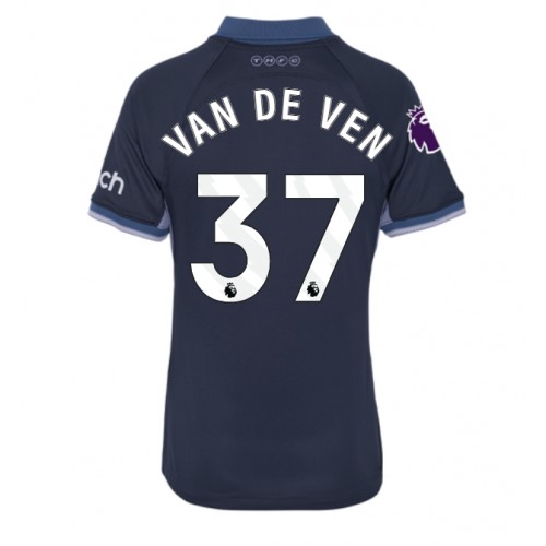 Fotbalové Dres Tottenham Hotspur Micky van de Ven #37 Dámské Venkovní 2023-24 Krátký Rukáv